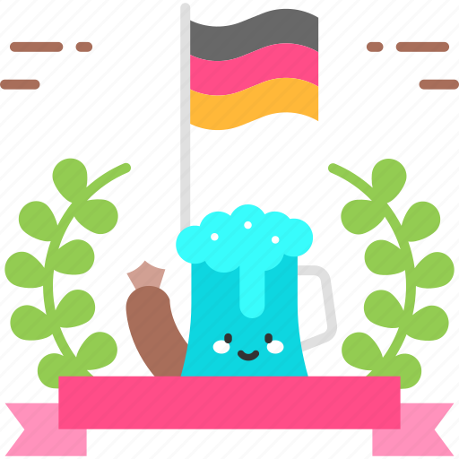Oktoberfest, germany, flag, beer, culture icon - Download on Iconfinder