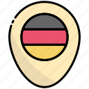 placeholder, location, map, germany, place, country, pin