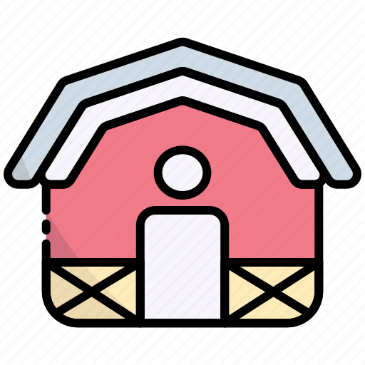 Barn, farm, agriculture, building, farmhouse, architecture, home icon - Download on Iconfinder