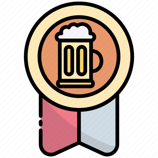 Badge, award, medal, beer, alcohol, drink, beverage\ icon - Download on Iconfinder