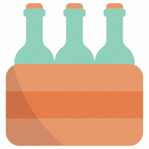 Beer box, beer, package, drink, bottle, alcohol, beverage icon - Download on Iconfinder