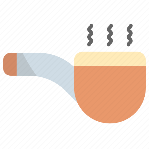 Pipe, pipeline, smoke, tobacco, cigarette, smoking icon - Download on Iconfinder