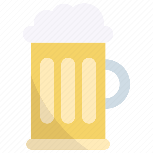 Beer, drink, alcohol, glass, beverage, party, beer party icon - Download on Iconfinder