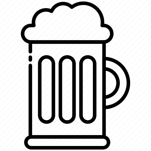 Beer, drink, alcohol, glass, beverage, party, beer party icon - Download on Iconfinder