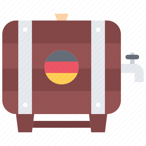 Beer, keg, oktoberfest, germany, country, culture, international icon - Download on Iconfinder