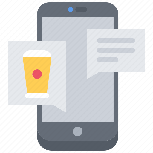 Smartphone, message, beer, oktoberfest, germany, country, culture icon - Download on Iconfinder