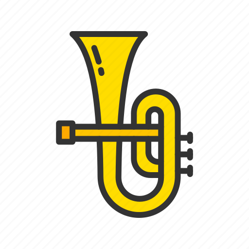 - tuba, trumpet, trombone, euphonium, music, instrument, musical-instrument icon - Download on Iconfinder