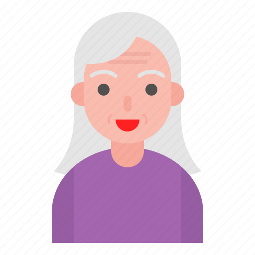 Avatar, grandma, older, people, user icon - Download on Iconfinder