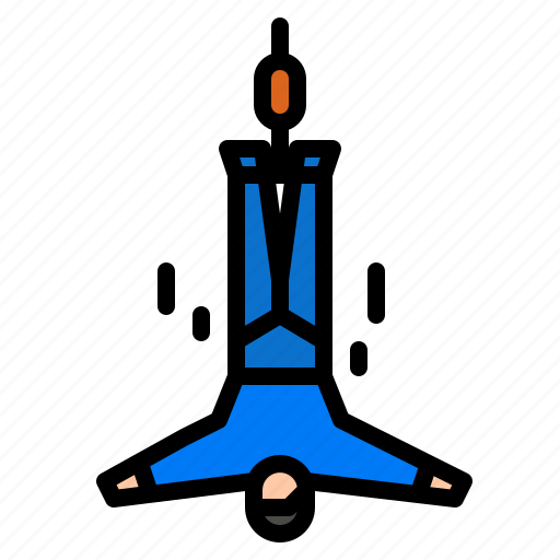 Bungy, jump, jumping, sport, fly icon - Download on Iconfinder