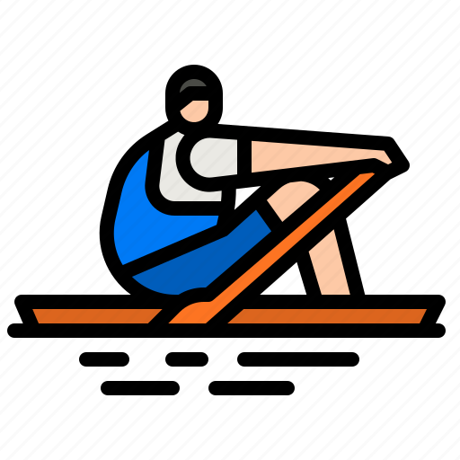 Rowing, sport, competition, transportation, training icon - Download on Iconfinder