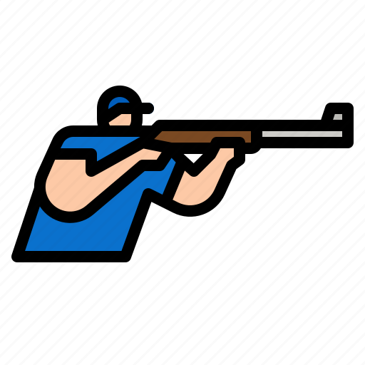 Shooting, shoot, rifle, olympic, game icon - Download on Iconfinder