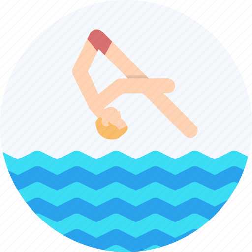 Diving, olympics, swimming, aquatic sports icon - Download on Iconfinder