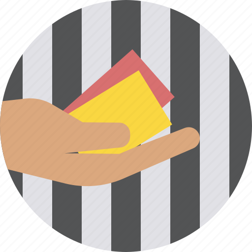 Card, red, referee, umpire, sports, games, sport icon - Download on Iconfinder