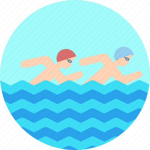 Marathon, olympics, swimming, synchronized icon - Download on Iconfinder