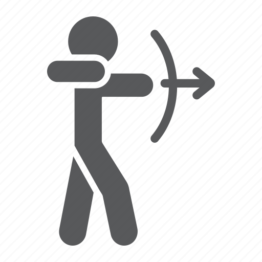 Archer, archery, bow, man, person, shoot, sport icon - Download on Iconfinder