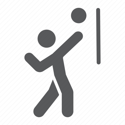 Action, beach, game, person, player, sport, volleyball icon - Download on Iconfinder