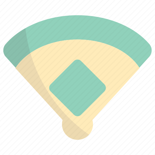 Baseball diamond, baseball, field, arena, ground, sport, sports icon - Download on Iconfinder
