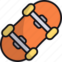 skateboard, sport, activity, outdoor, leisure