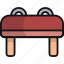 vaulting horse, pommel horse, gymnastic, exercise, sport, fitness 