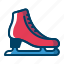 ice, figure, skating, boot 