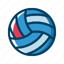 volleyball, ball, sport