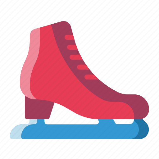 Ice, figure, skating, boot icon - Download on Iconfinder