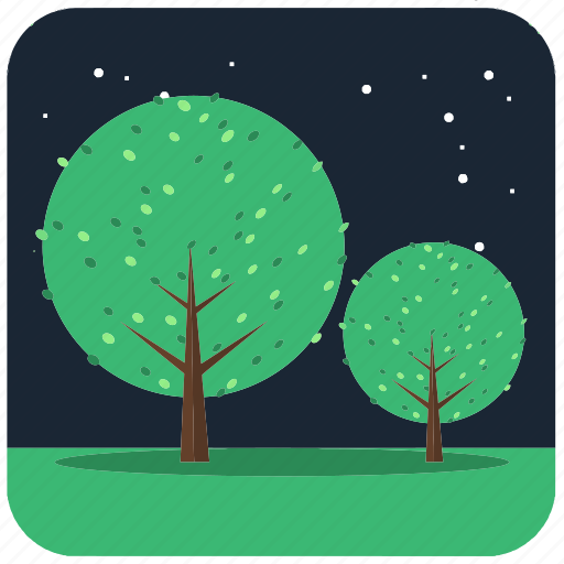 Forest, nature, night, plant, stars, tree, trees icon - Download on Iconfinder