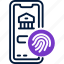fingerprint, smartphone, identity, protection, security 