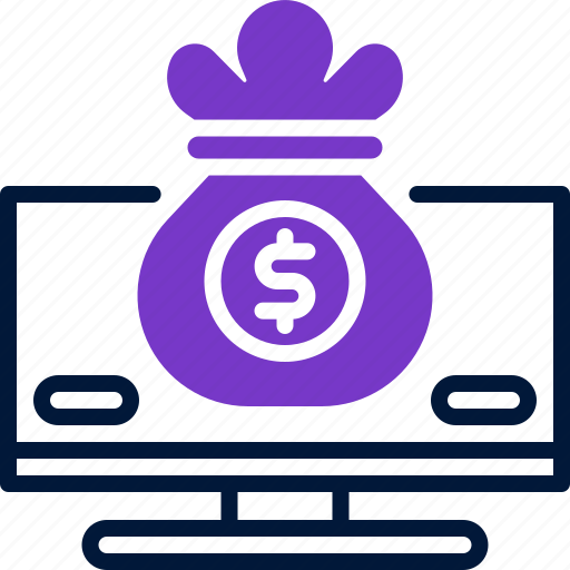 Money, bag, saving, coin, computer icon - Download on Iconfinder