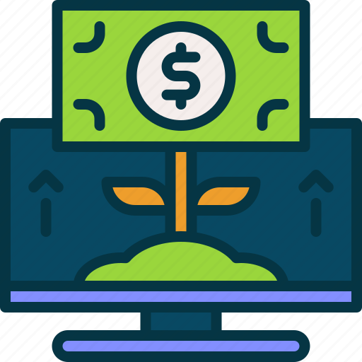 Growth, flow, money, cash, investment icon - Download on Iconfinder