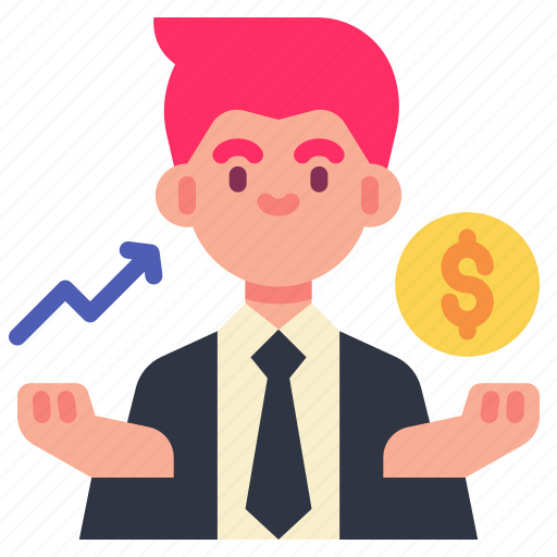 Businessman, business, success, plan, strategy, earning, growth icon - Download on Iconfinder