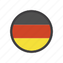 country, flag, germany, sign 