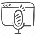 podcast, mic, microphone, voice, band, audio, support, communications, information