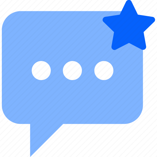 Testimonial, star, rating, review, comment, social media, chat icon - Download on Iconfinder