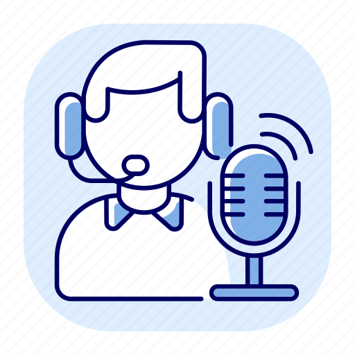 Broadcast, podcast, record, audio icon - Download on Iconfinder