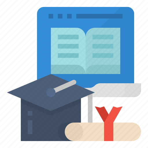 Bachelor, degree, diploma, online icon - Download on Iconfinder