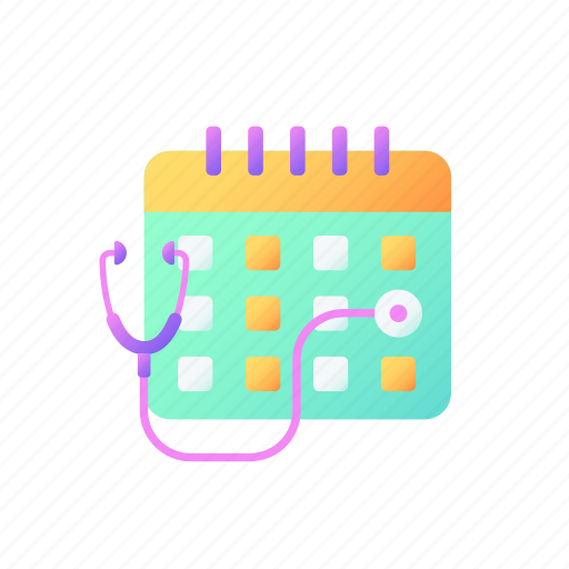 Consultation time, doctor visit, therapist calendar, schedule management icon - Download on Iconfinder