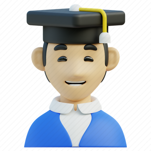 Male, student, graduate, degree, graduation, man, university icon - Download on Iconfinder
