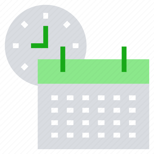 Calendar, calendar clock, clock, schedule, school time, ucation icon - Download on Iconfinder