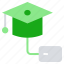 education, graduation, graduation cap, internet, mouse, online diploma 