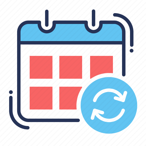 Calendar, date, event, repeat, schedule icon - Download on Iconfinder