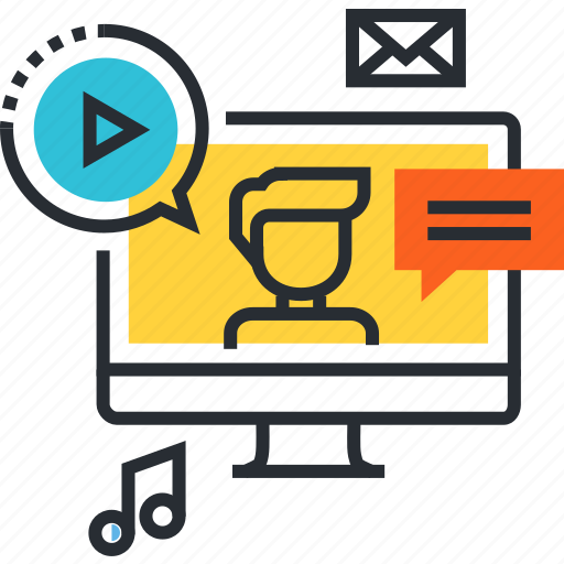 Course, education, internet, online, training, tutorial, video icon - Download on Iconfinder