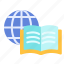 book, elearning, globe, online learning, study 
