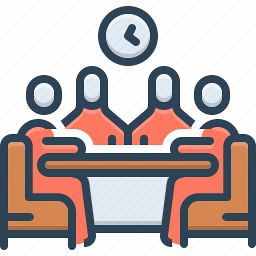 Meeting, gathering, assembly, conference, congregation, convention, get together icon - Download on Iconfinder