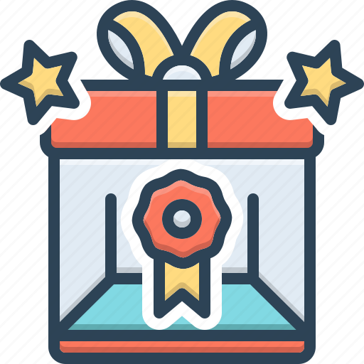 Reward, prize, bounty, regalia, gift, gift box, giveaway icon - Download on Iconfinder