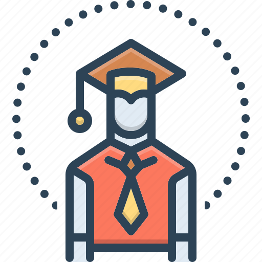 Student, pupil, scholar, disciple, degree holder, mortarboard, bachelor icon - Download on Iconfinder
