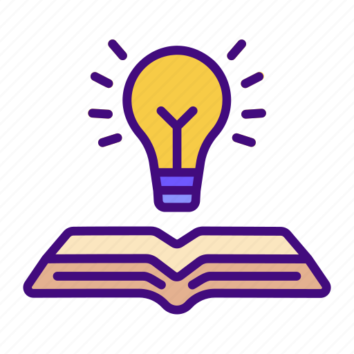 Idea, bulb, book, knowledge, ideas, education, online icon - Download on Iconfinder