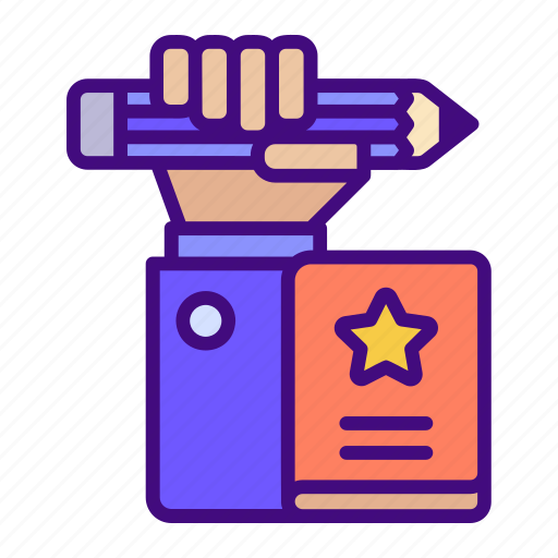 Knowledge, pencil, hand, creativity, write, idea, education icon - Download on Iconfinder