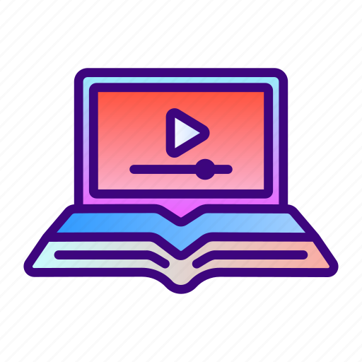 Online, video, book, lesson, tutorials, learning, knowledge icon - Download on Iconfinder