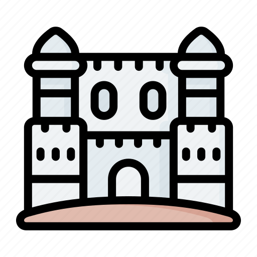 Castle, fantasy, fortress, kingdom, medieval icon - Download on Iconfinder
